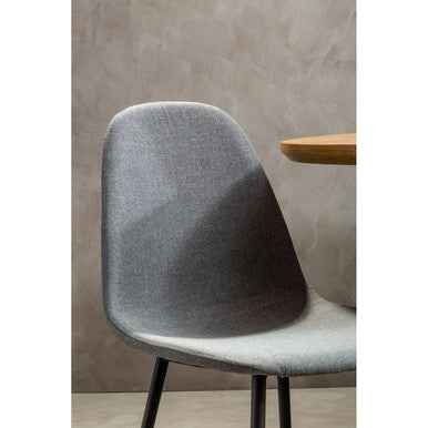 Salford Mink Fabric Dining Chair