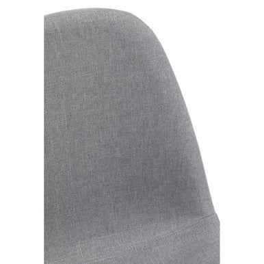 Salford Mink Fabric Dining Chair