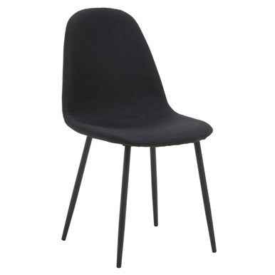 Salford Black Fabric Dining Chair