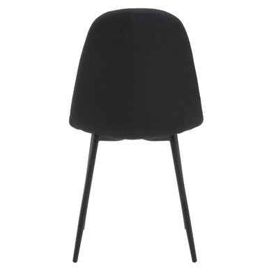 Salford Black Fabric Dining Chair