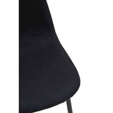 Salford Black Fabric Dining Chair
