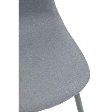Salford Dining Chair With Grey Powder Legs