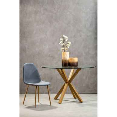 Salford Dining Chair With Ash Wood Effect Legs