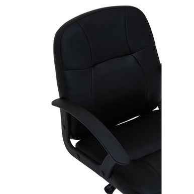 Brent Black Small Home Office Chair