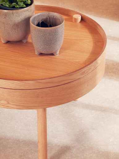 Viborg Revolving Top Side Table