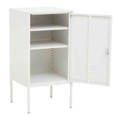 Academy One Door White Cabinet