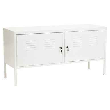 Academy Two Door White Locker Cabinet