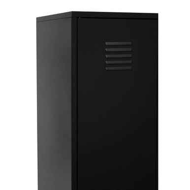 Academy Black Two Door Locker Style Wardrobe