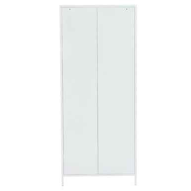 Academy White Two Door Locker Style Wardrobe
