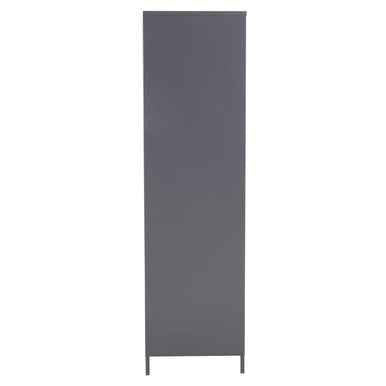 Academy Grey Two Door Locker Style Wardrobe