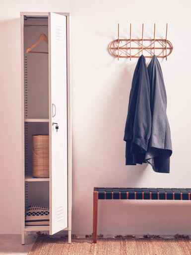 Academy White Tall One Door Locker