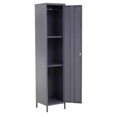 Academy One Door Grey Metal Locker