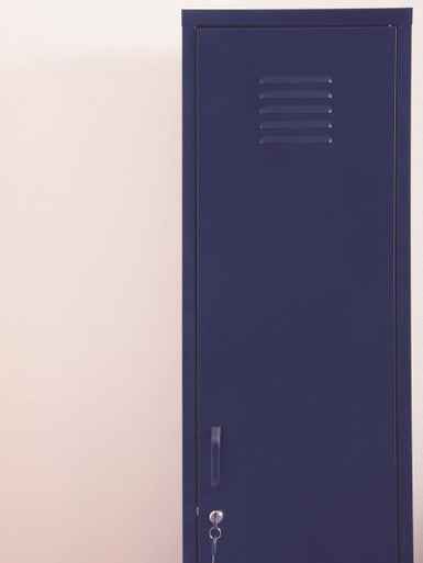 Academy One Door Grey Metal Locker