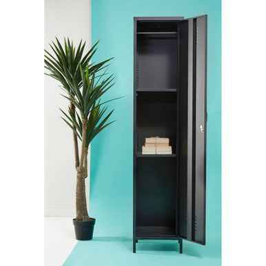 Academy One Door Grey Metal Locker