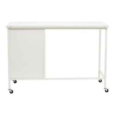 Academy Three Drawer White Desk