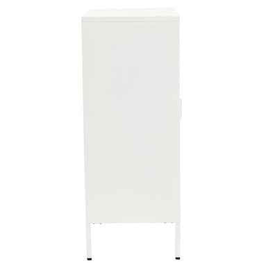 Acier Two Door White Cabinet