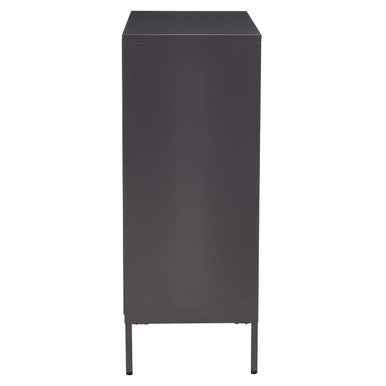 Acier Two Door Grey Metal Cabinet
