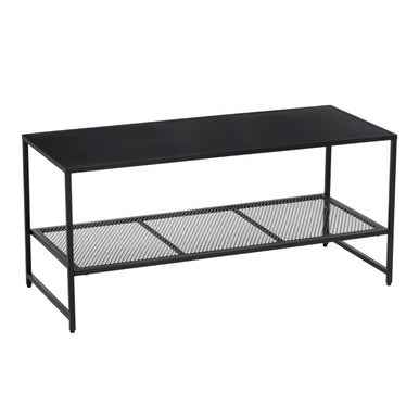 Acero Black Metal Coffee Table