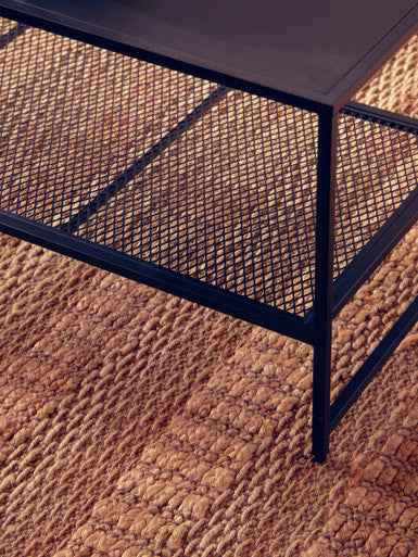 Acero Black Metal Coffee Table