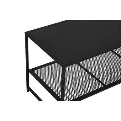 Acero Black Metal Coffee Table