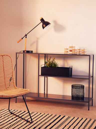 Acero Grey Console Table