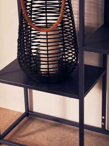 Acero Grey Metal Multi Shelf Unit