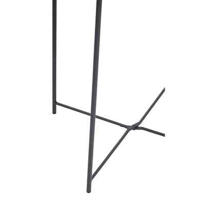 Acero Round Grey Side Table