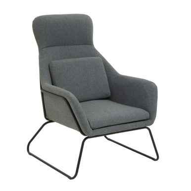 Stockholm Grey Fabric Chair