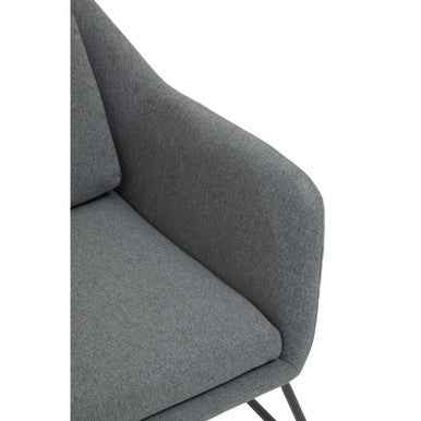 Stockholm Grey Fabric Chair