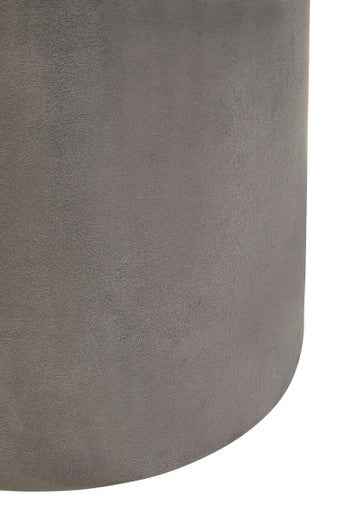 Haley Grey Round Stool