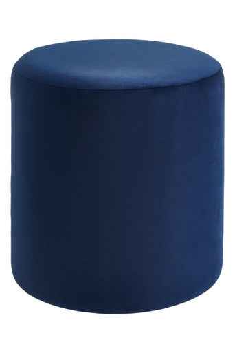 Haley Midnight Blue Round Stool