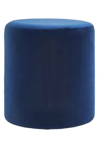 Haley Midnight Blue Round Stool
