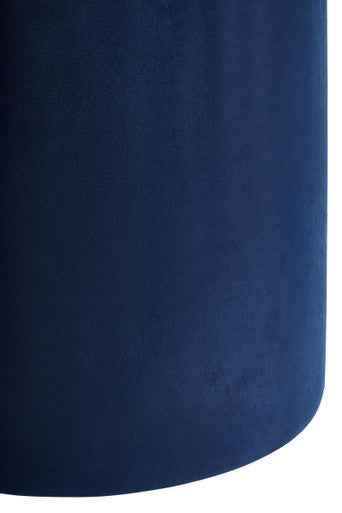 Haley Midnight Blue Round Stool