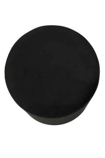 Haley Black Round Stool