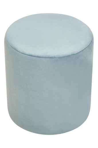 Haley Blue Round Stool
