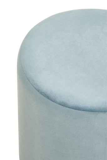Haley Blue Round Stool