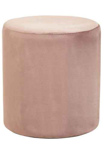 Haley Dusky Pink Round Stool