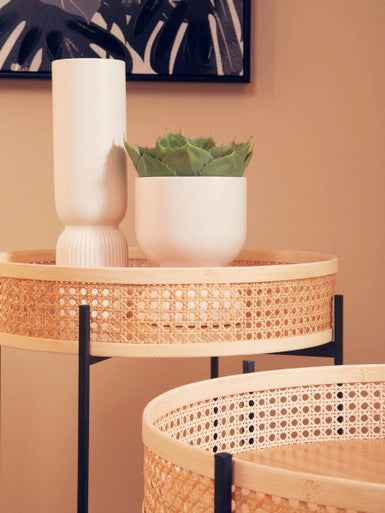 Depok Side Table With Cross Legs