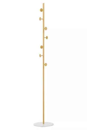 Avento Gold And White Coat Stand