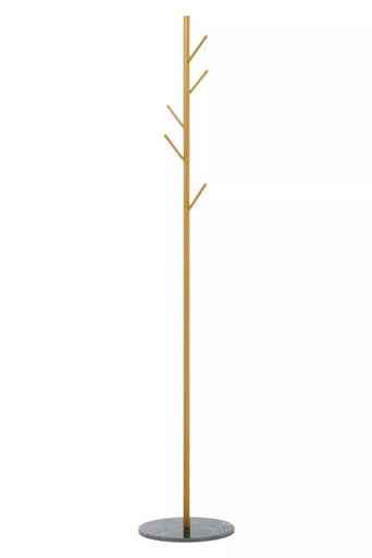 Avento Gold And Black Coat Stand