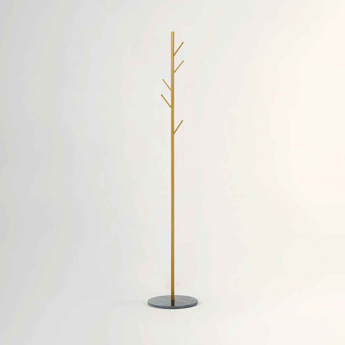 Avento Gold And Black Coat Stand