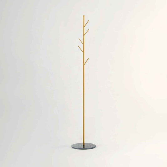 Avento Gold And Black Coat Stand