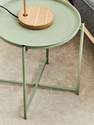 Trosa Green Iron Side Table