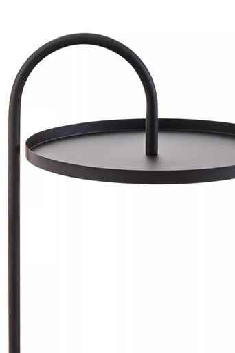 Trosa Black Hanging Top Side Table