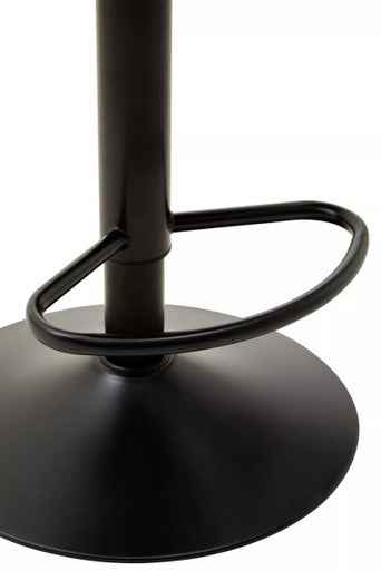 Baina High Back White Leather Effect Bar Chair