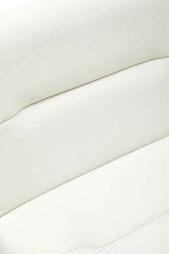 Baina White Leather Effect Bar Stool