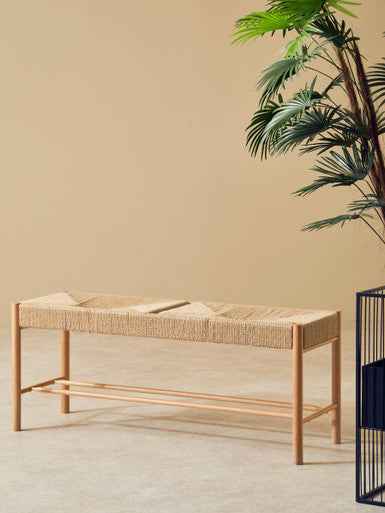 Bandar Natural Wood Bench