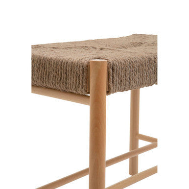 Bandar Small Natural Wood Bench