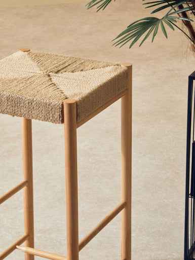 Bandar Natural Rope Weave Bar Stool