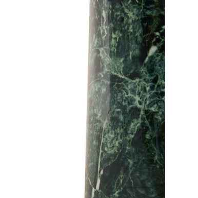 Avola Gold Side Table With Green Marble Effect Base